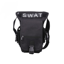 Outdoor multifunctional leg bag tactical waist hanging bag special fan riding leg bag waterproof camouflage bag