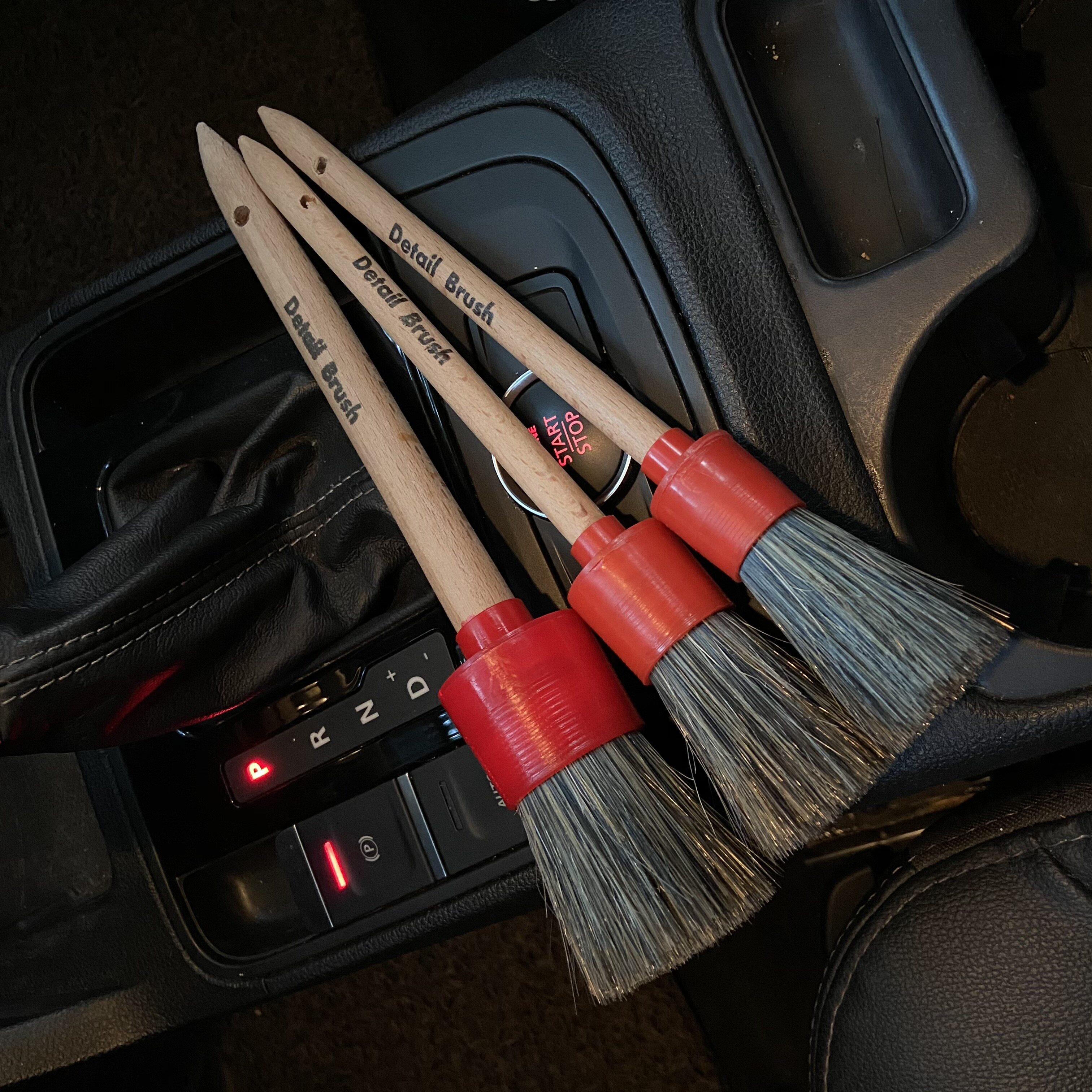 Professional car beauty bristle detail brush air conditioner outlet paint detail cleaning wheel hub gap sweeping ash car wash