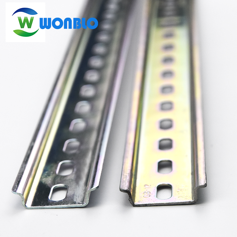 C45 steel rail national standard plated white color zinc DZ47 empty open circuit breaker 35 7 5 wiring terminals Universal card rail U-Taobao