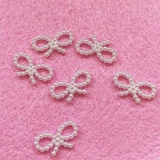 Аксессуары, жемчужный аксессуар для волос в форме цветка на солнечной энергии с бантиком, DIY