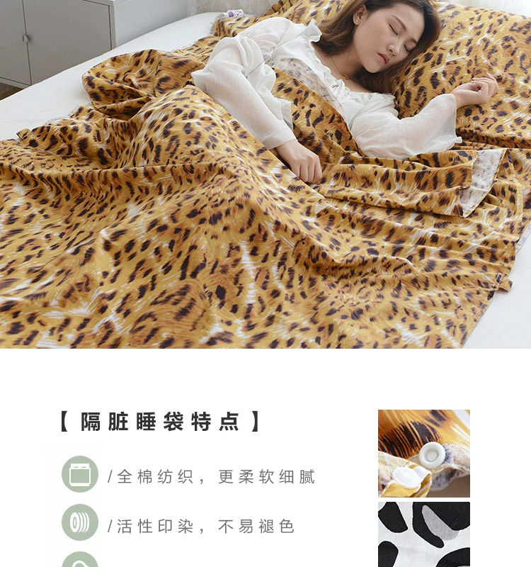 Bông đệm túi ngủ dành cho người lớn in ấn du lịch trong nhà khách sạn xách tay khách sạn khăn trải giường du lịch