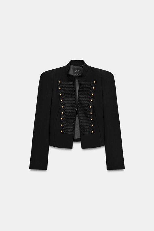 July m Yue Zara Domestic Genuine Product Purchasing Agent 8490/798 Women's Long-Sleeved Suit Jacket 8490798 800