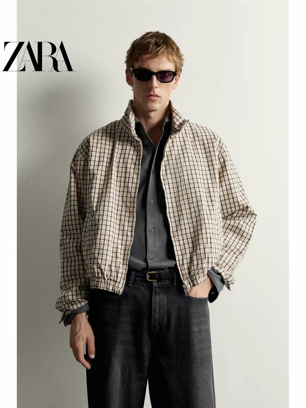 September Zara Domestic Genuine Product Purchasing Agent 2634312 Men's Plaid Short Jacket 2634/312 September Zara Domestic Genuine Product Purchasing Agent 2634312 Men's Plaid Short Jacket 2634/312
