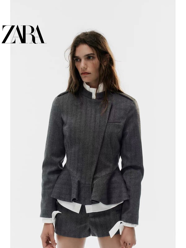 October Zara Domestic Genuine Product Purchasing Agent 5030701 Women's Double-Breasted Blazer 5030/701 October Zara Domestic Genuine Product Purchasing Agent 5030701 Women's Double-Breasted Blazer 5030/701