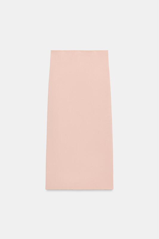 July Zara Domestic Genuine Product Purchasing Agent 5755/102 Women's Knitted Midi Skirt 5755102 July Zara Domestic Genuine Product Purchasing Agent 5755/102 Women's Knitted Midi Skirt 5755102