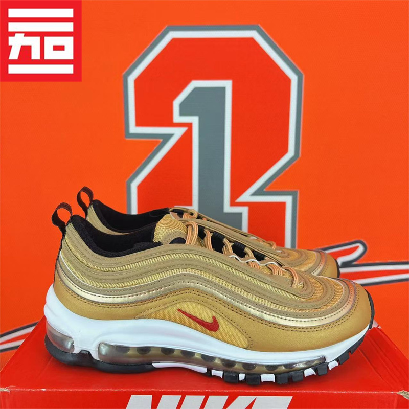 Nike Air Max 97 Men's and Women's Cushioning Air-Cushion Casual Versatile Jogging Shoes 918890-700