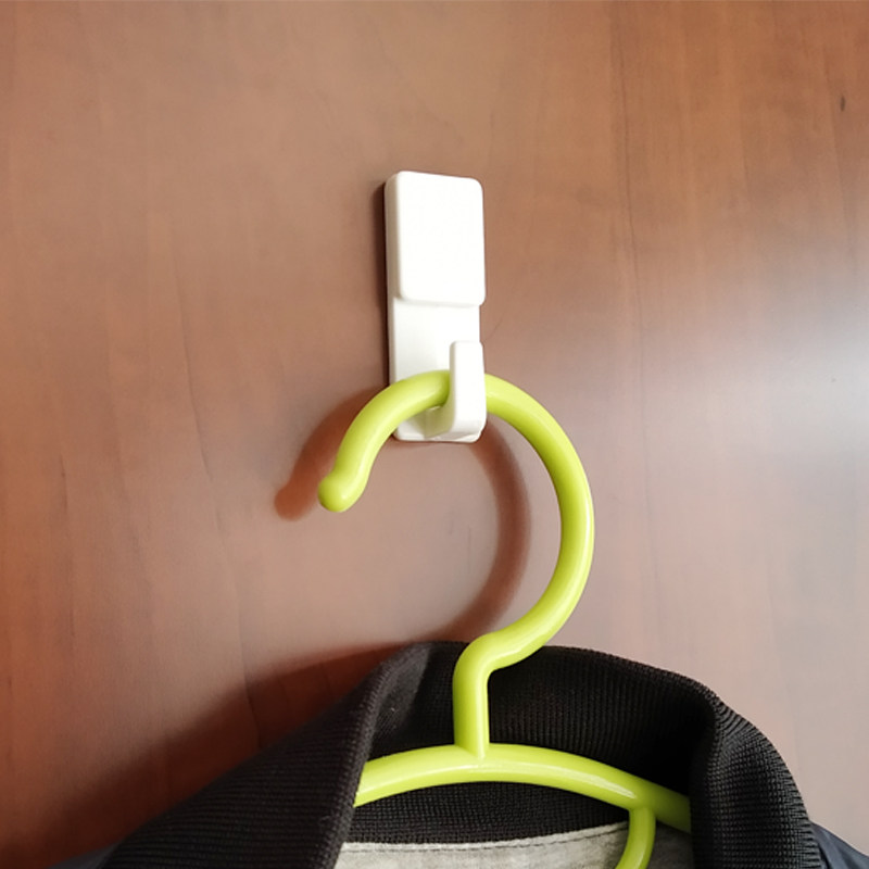 Behind the door hook square seamless nail hanging coat hook free punching wall coat hook strong decorative hanging nail wall nail