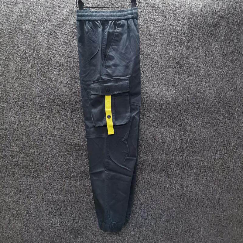 Ahn stepped men's closets long pants 2022 Spring new fashion Casual Tide Multi-Pocket Workwear Pants 152218509