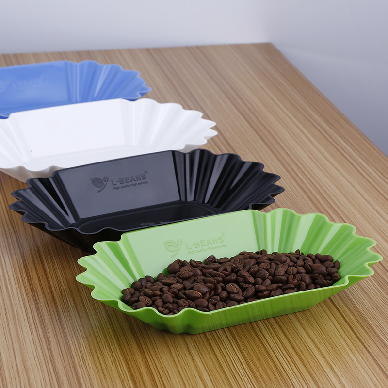 Coffee bean sample plate coffee raw and cooked coffee bean display plate baking cup test plate raw bean plate buy three