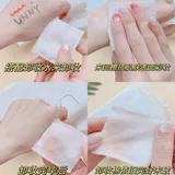 Хлопковые салфетки, двусторонние хлопковые влажные ватные диски для лица для путешествий, очищение лица