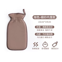 Подкладка из марлевой пряжи, коричневого цвета.