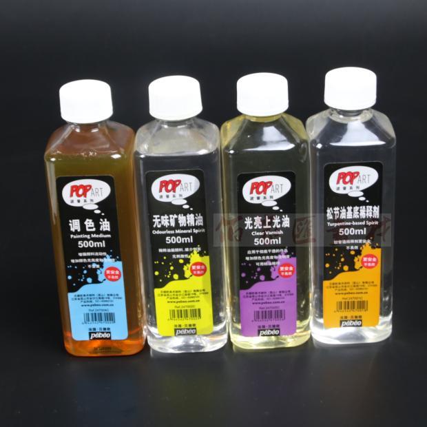 Bebisoft Oil Painting Medium 500ML Toning Oil Gloss Oil Thinner Mineral Oil Sesame Oil