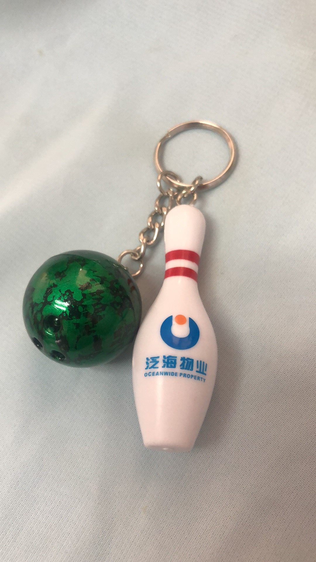 Bowling key buckle/Paaging bottle key buckle