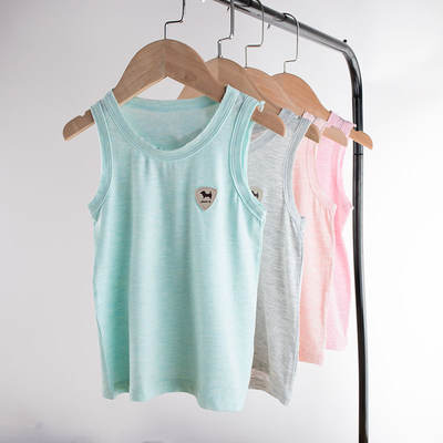 Boys' vest, Modal thin style, summer children, big kids, boys, kids, suspenders, babies, girls, ice silk, breathable