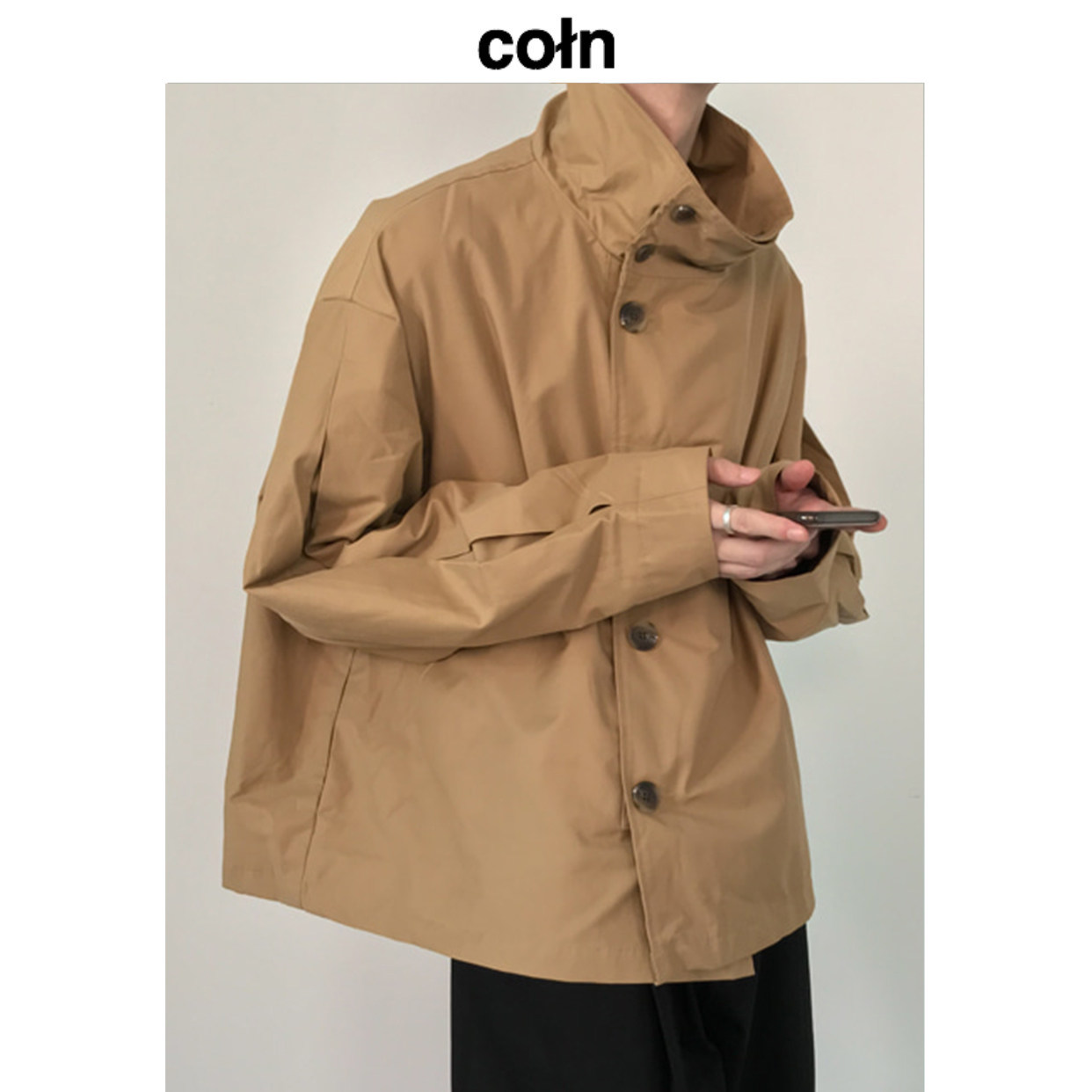 COLN is not 1. Only long - plate windcoat can stir the heart short - edition windshirt is a variable A weapon for everyone