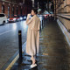 High-end double-sided cashmere coat women's mid-length 2024 new autumn and winter Hepburn style loose temperament woolen coat