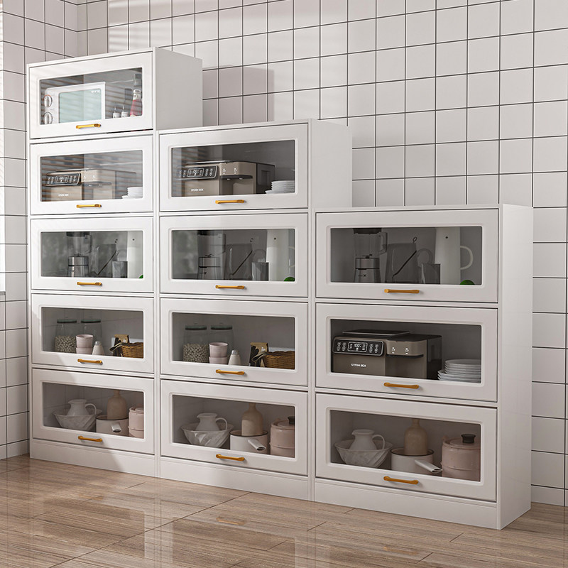 Kitchen cabinet Multi - storey cabinet Meal cabinet modern minimalist locker against wall household living room to contain cabinet