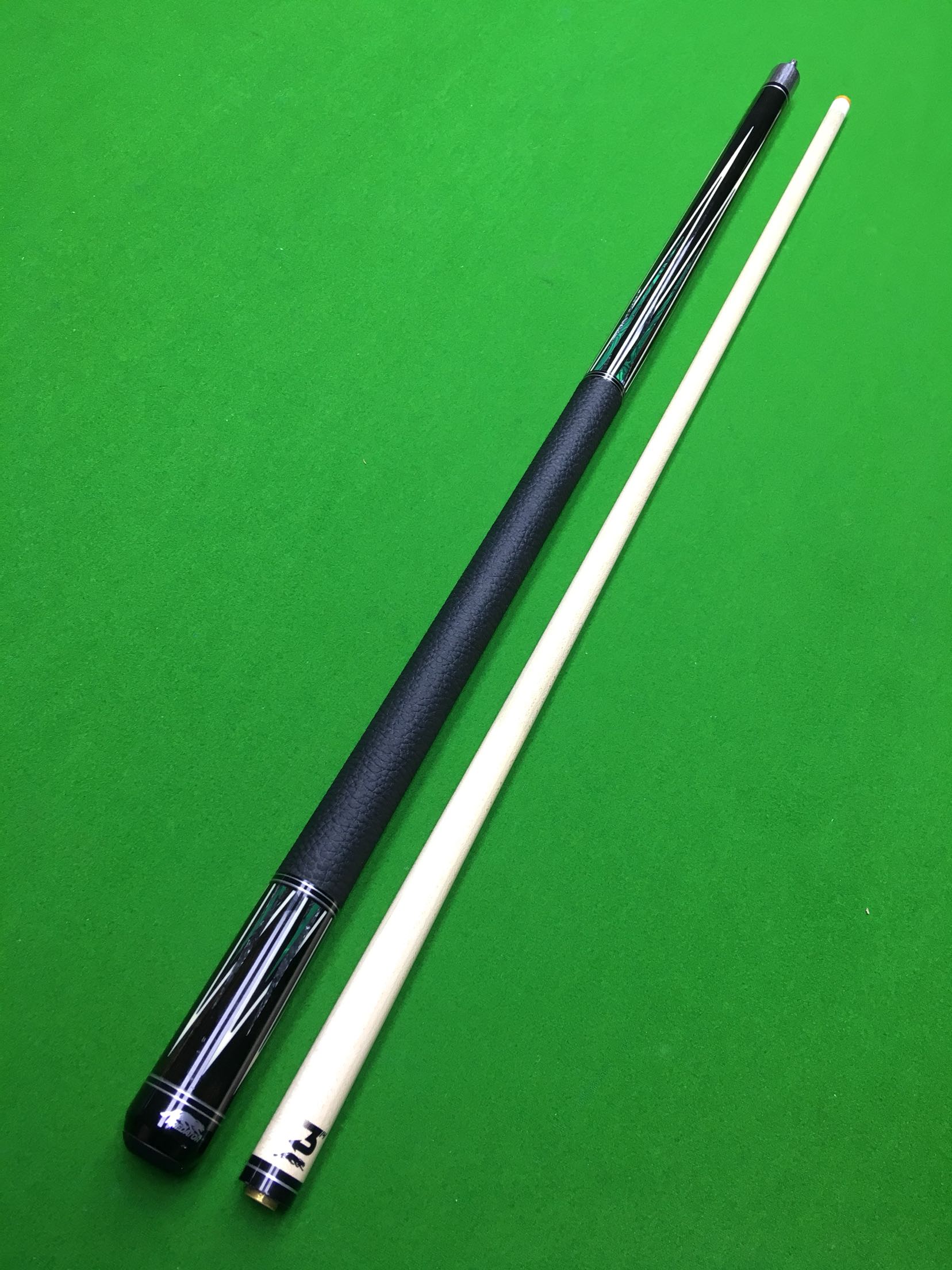 Miss-point Zero-level Secondhand Jaguar 7k Head Black 8 Ball-Nine-Ball-Nine-Ball-Style Black Octave-Billiard Cue