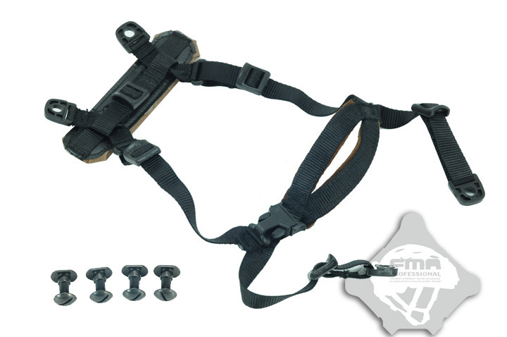 FMA Tactical Helmet Lined Lanyard 4-POINT Lined Suspension System with Screws MICH FAST Suspension Accessory