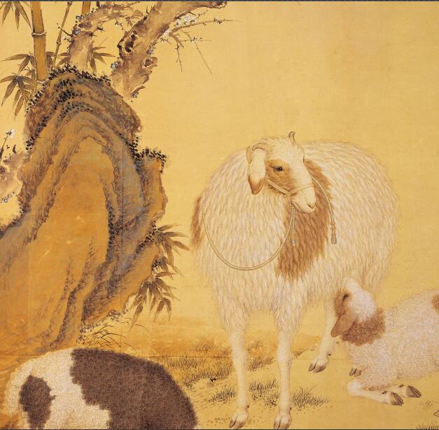 The Qinglang Shining < Kaiteu Axis > Ultra-high-Qing electronic picture decoration spray-drawing identification of the painting material of the country