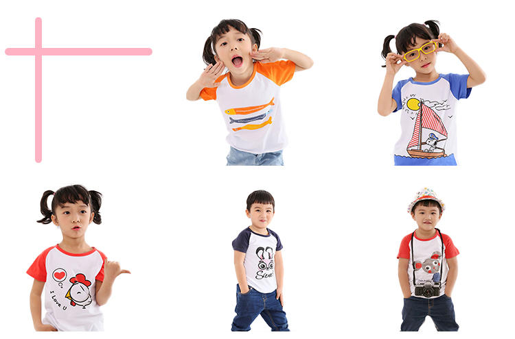 Quần áo trẻ em mới 2018 trẻ em mùa hè của t-shirt ngắn tay nam cotton boy mùa hè Hàn Quốc phiên bản của áo sơ mi nữ bé Wang Wang đội