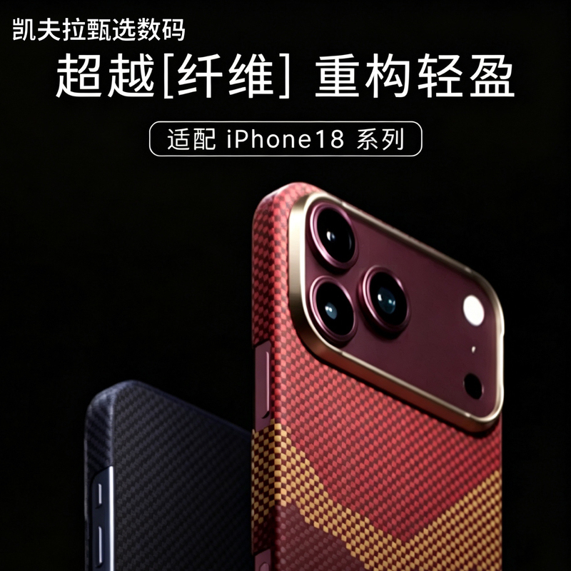 Suitable for the New Apple 18Promax Mobile Phone Case, Kevlar Aramid Fiber iPhone 18Pro Carbon Fiber Protective Case, Ultra-Thin Magnetic Heat Dissipation, Anti-Fall, All-Inclusive Business Case, Apple 18 Lightweight Suitable for the New Apple 18Promax Mobile Phone Case, Kevlar Aramid Fiber iPhone 18Pro Carbon Fiber Protective Case, Ultra-Thin Magnetic Heat Dissipation, Anti-Fall, All-Inclusive Business Case, Apple 18 Lightweight