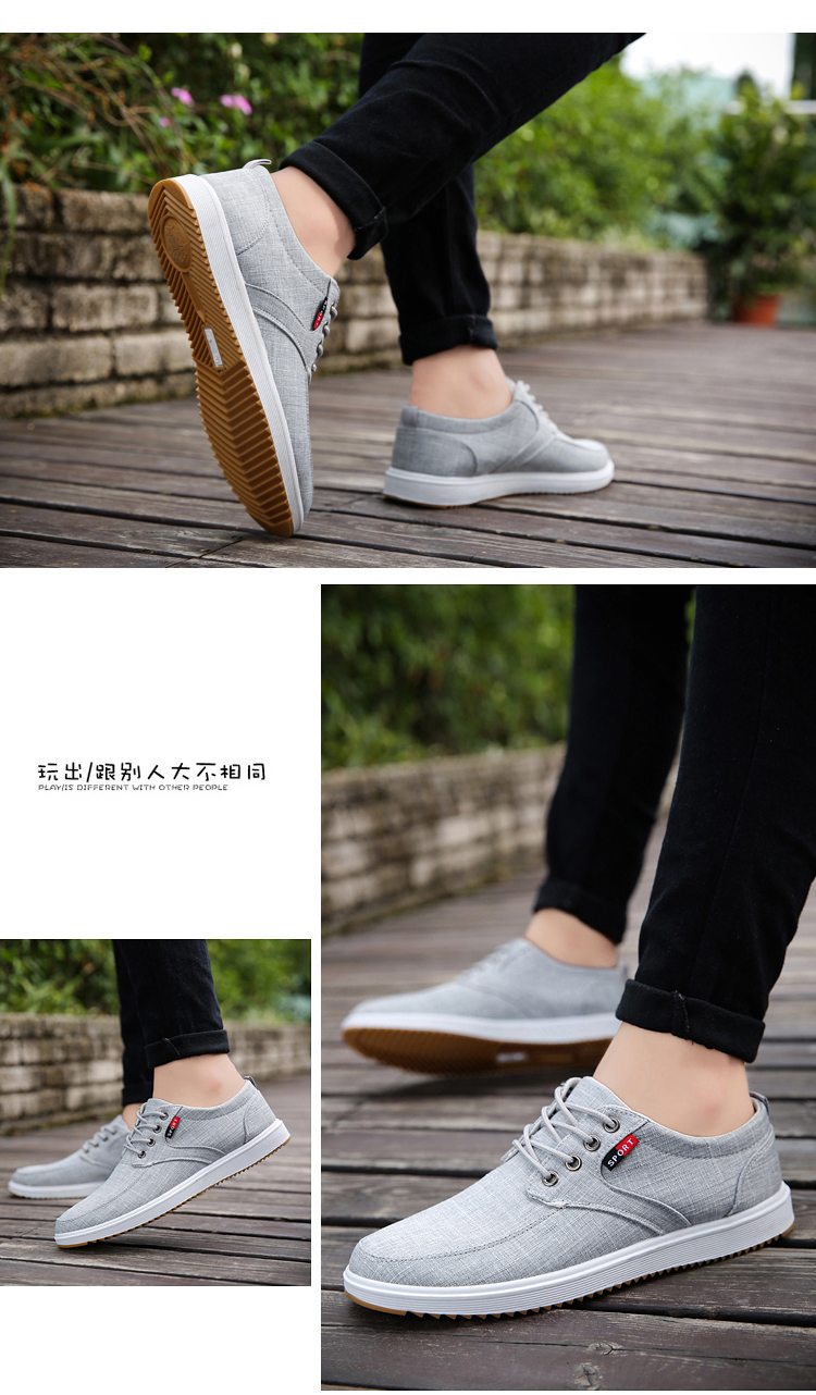 Mùa hè tuổi Bắc Kinh giày vải làm việc giày nam Hàn Quốc phiên bản của xu hướng của thể thao và giải trí giày nam hoang dã giày vải thoáng khí giày thể thao puma