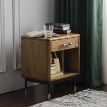 And year Mejia American light extravagant solid wood Marlan side several living-room sofa corner a few storage small parties a few square table side cabinets