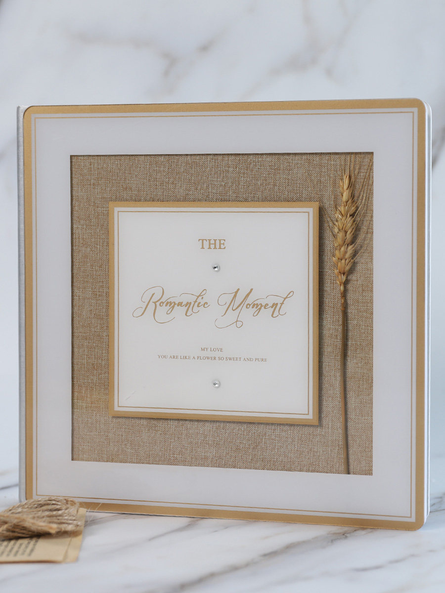 Crystal photo book custom production photo book Wedding photo finishing into the book High-end photo studio Wedding wedding flush HD