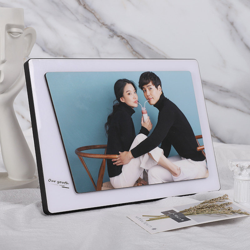 Photo-frame pendulum table photo Custom washing photo made into wedding photo Creative Pendulum PHOTO GALLERY HIGH-END CRYSTAL PHOTO MAKING