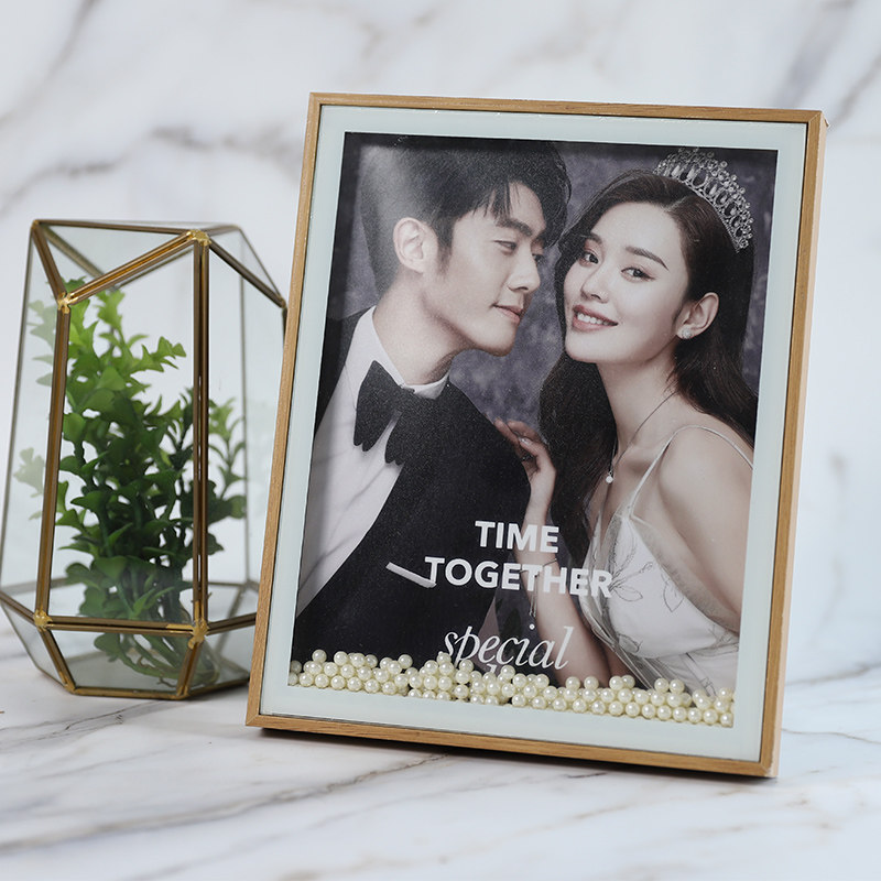 Photo frame swing table to make wedding photos couple photos Custom baby creative personality photo gallery high-end phase book inch swing piece