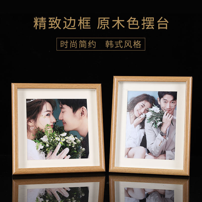 Swing table custom flush washing and sending photo made into wedding photo photo frame table swing upscale photo gallery wedding and swing piece production