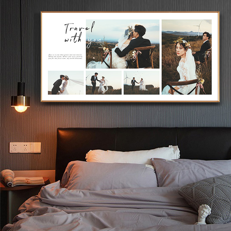 Wedding Dress Photo Photo Frame Photo Magnify Headboard Photo Gallery Crystal Tie Wedding Photos Hanging Wall Large Size Production Nine Miyagate Custom