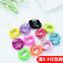 Children candy color Hairband hair accessories do not hurt hair small Hairband baby girl rubber band girl baby hair rope