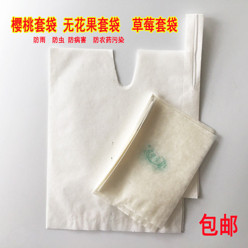Strawberry special bagging Fruit bag Winter jujube fruit bag Waterproof insect-proof disease persimmon bagging Fig cherry bagging