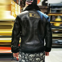 B3 fur integrated air force fur coat mens original fur leather original fur grass locomotive leather jacket sheep cut down genuine leather jacket winter
