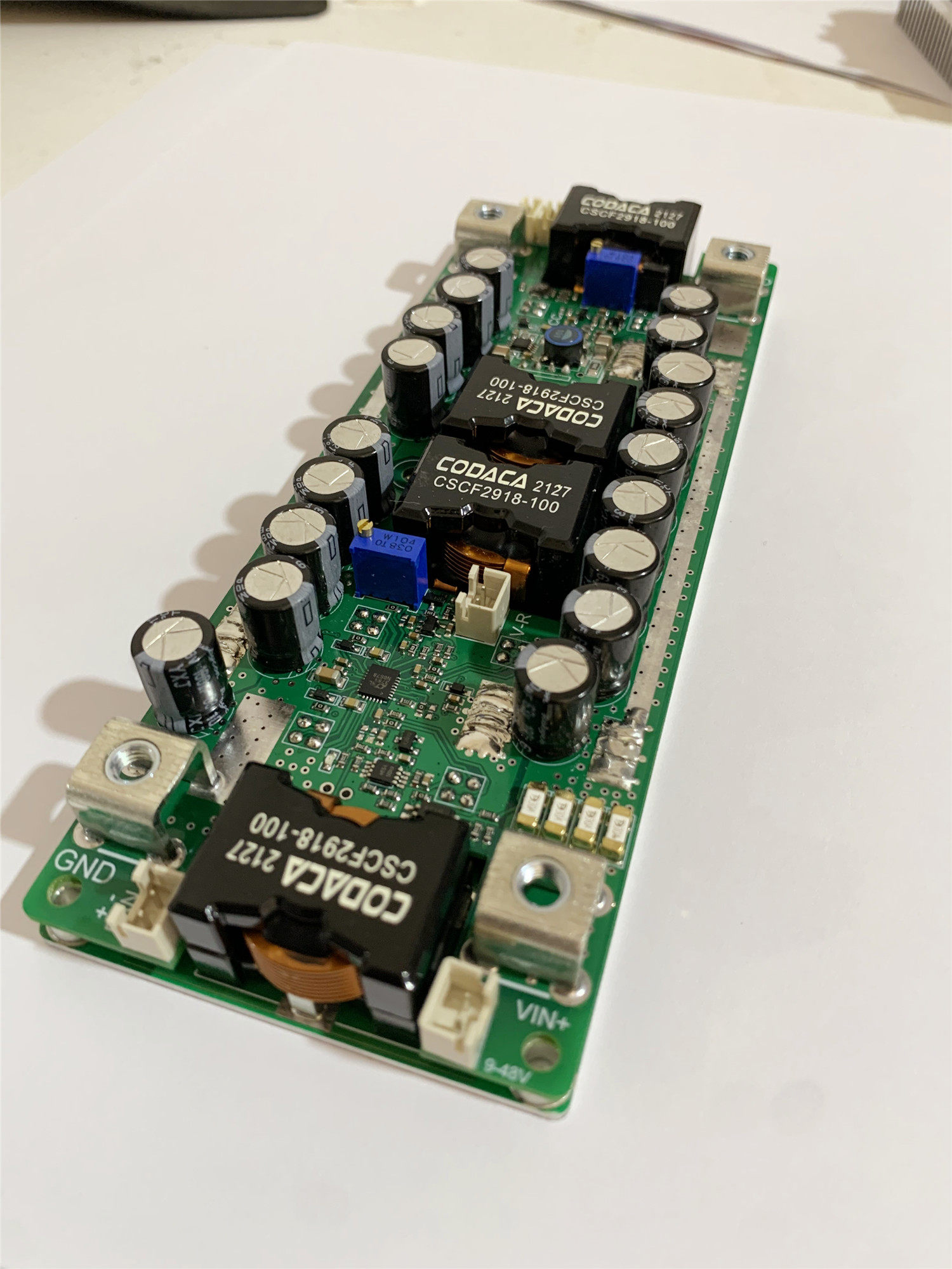 DC-DC high-power boost power supply 60V 1500W Input 9-48V 70A Output 12-55 boost charge