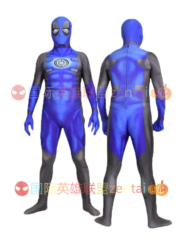 Blue Lantern Deadpool Deadpool Cosplay Super Hero Zentrai Package Party Cosplay
