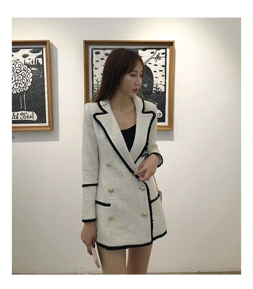 Mùa thu 2018 mới của phụ nữ phiên bản Hàn Quốc của những chiếc áo khoác lửng nữ có dây buộc đôi áo da nữ đẹp