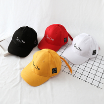 Letter Smiley face childrens baseball hat tide Korean baby cap boy boy girl boy sun hat Sun Hat sun hat