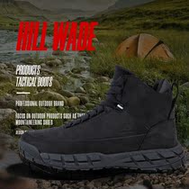 Professional hiking shoes black outdoor training boots full waterproof all terrain tactical boots full shoes waterproof breathable non-slip