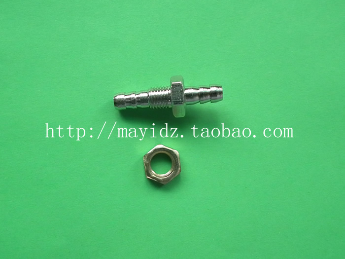 Plate-through pagoda Copper plate-through air nozzle Hose hose connector Partition straight-through joint Plate-through screw