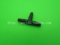 Plastic three-way pagoda connector T water path dispenser diverter tee hose connector 6mm