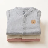 Gap Детское демисезонное комфортное боди, в западном стиле, с медвежатами, детская одежда