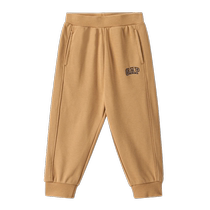 (Same style for both big and small children) Gap Boys 2024 Autumn New Embroidered Logo Sweatpants Childrens Wear 645946