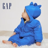 Gap Детские удерживающие тепло носки, комбинезон с пухом, зимнее детское боди, увеличенная толщина, в западном стиле, детская одежда
