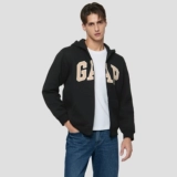 Gap Осенняя бархатная толстовка с капюшоном подходит для мужчин и женщин для отдыха, с печатью вашего логотипа