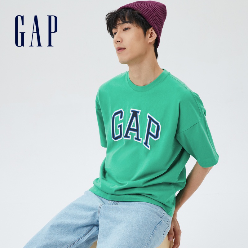 Gap 盖璞 2022夏季新款 男女同款 纯棉 经典LOGO短袖T恤 天猫优惠券折后¥109包邮(¥159-50)
