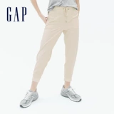 Gap Эластичная одежда для йоги, леггинсы, демисезонные штаны для отдыха, средняя посадка, на шнурках