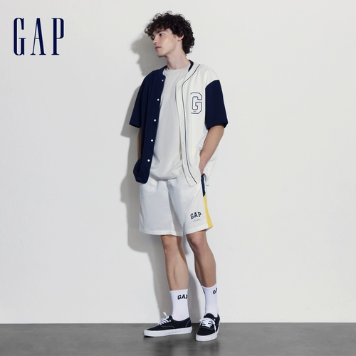 Gap Летняя толстовка подходит для мужчин и женщин, кардиган, с печатью вашего логотипа, короткий рукав, оверсайз